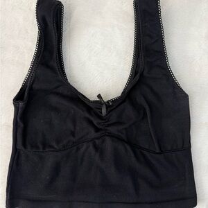Black Crop Top